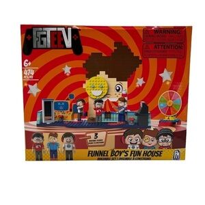 NWT FGTeeV Funnel Boy’s Construction Fun House Deluxe Buildable Set